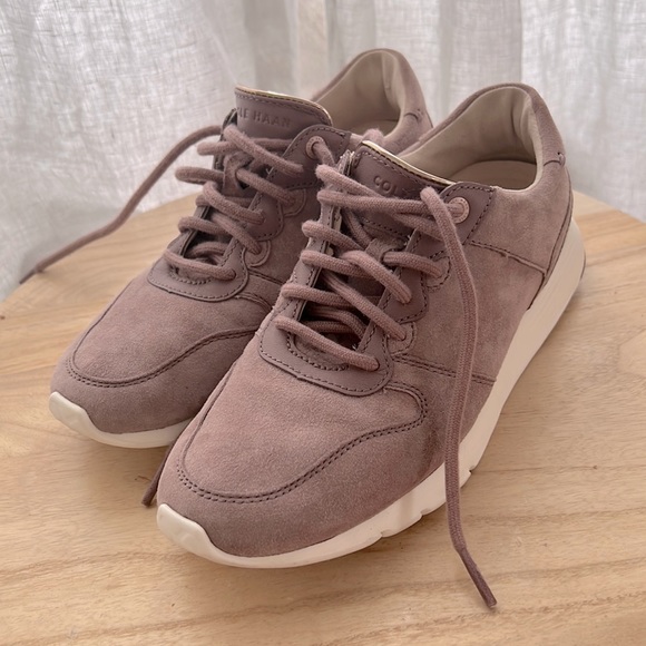 Cole Haan Grand mauve Suede Shoes - Picture 1 of 9